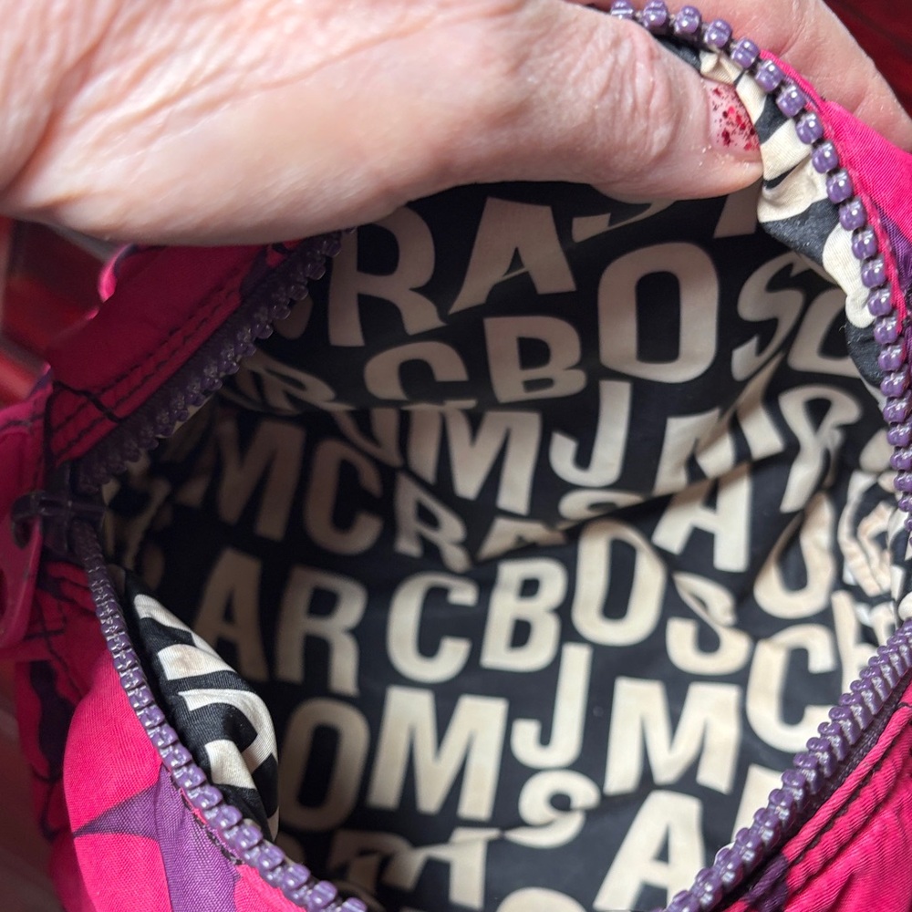 Marc Jacobs Pink and Purple  Cosmetic Bag - Picture 4 of 6